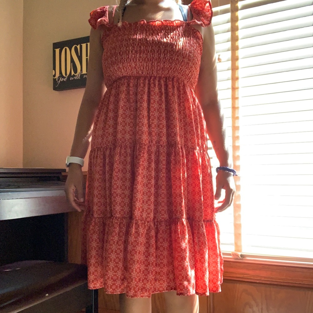 Red dress